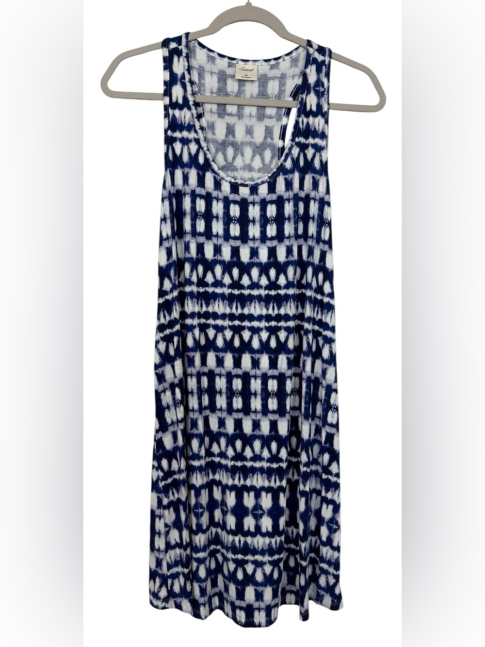 NWT Soma Cool Nights Tank Sleepshirt Tie Dye Effect Sleep Dress Size Medium